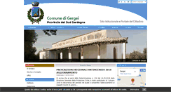 Desktop Screenshot of comune.gergei.ca.it